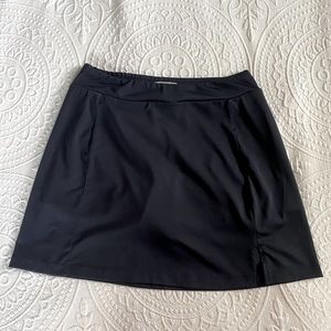 Black golf skort